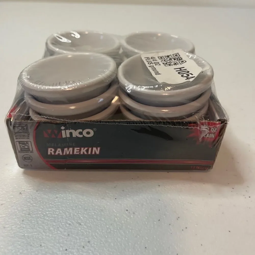 Winco Melamine set of 12 Ramekins 1.5 oz